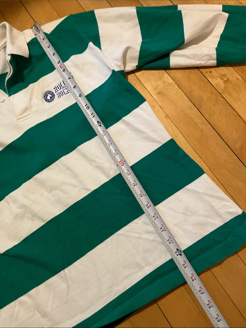 Rugby Long Sleeve Striped Polo Tee from Heavy Weather Outer Banks Rolling Rock - Picture 5 of 7
